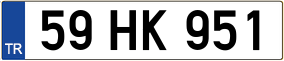 Truck License Plate